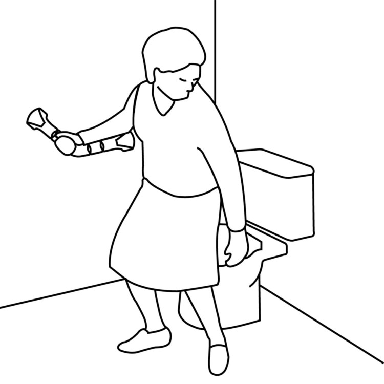 Uchwyt naścienny łazienkowy - Grab Handy, Etac Grab - ETAC