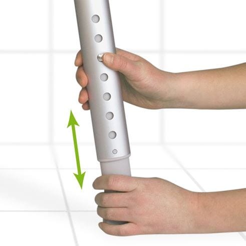 Krzesełko prysznicowe z wyjmowanymi podłokietnikami i oparciem - Etac Swift - Etac