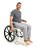 Wózek inwalidzki z funkcją toalety 24" - Etac Clean - Etac