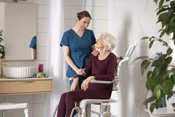 Wózek toaletowo-prysznicowy - Etac Swift Mobile 2 - Etac