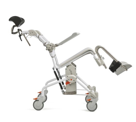 Wózek inwalidzki z manualną regulacją kąta nachylenia oraz funkcją toalety - Etac Swift Mobile Tilt 2 - Etac