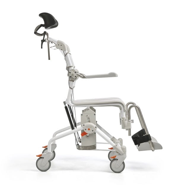 Wózek inwalidzki z manualną regulacją kąta nachylenia oraz funkcją toalety - Etac Swift Mobile Tilt 2 - Etac