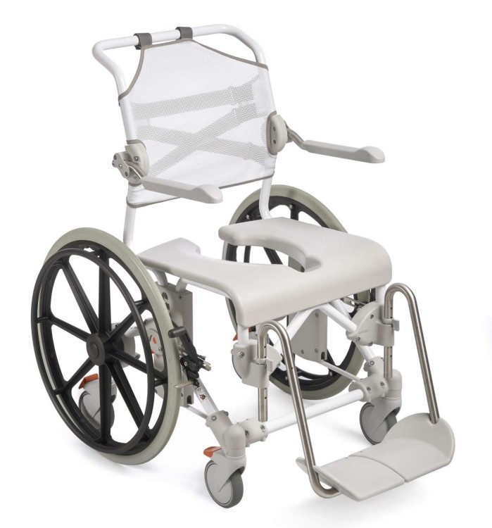 Wózek toaletowo-prysznicowy z kołami 24" - Etac Swift Mobile 2 - Etac