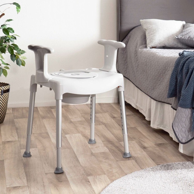 Nakładka / krzesło toaletowo-prysznicowe (wielofunkcyjne) - Etac Swift Freestanding - Etac