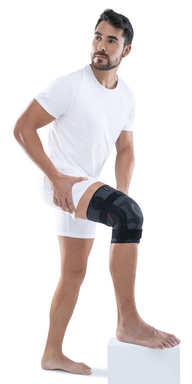 Funkcjonalny stabilizator stawu kolanowego z szynami bocznymi z regulacją kąta zgięcia – TGO487 - ORLIMAN