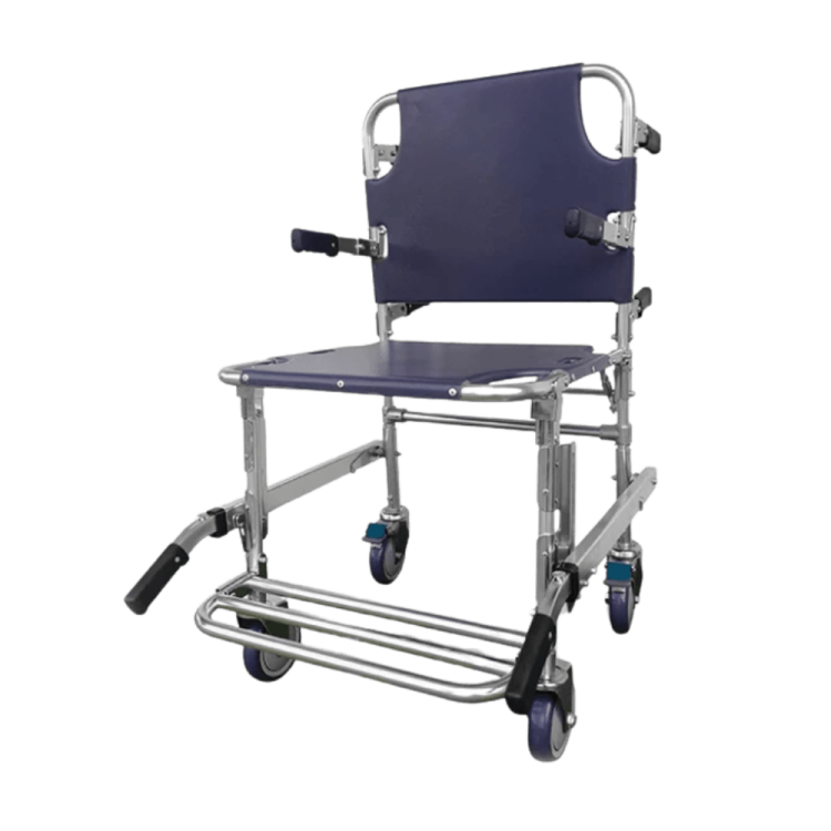 krzesło transportowe szare