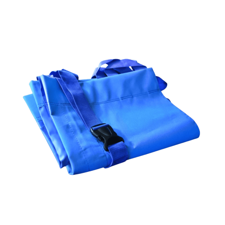 nosze płachtowe niebieskie z pasami