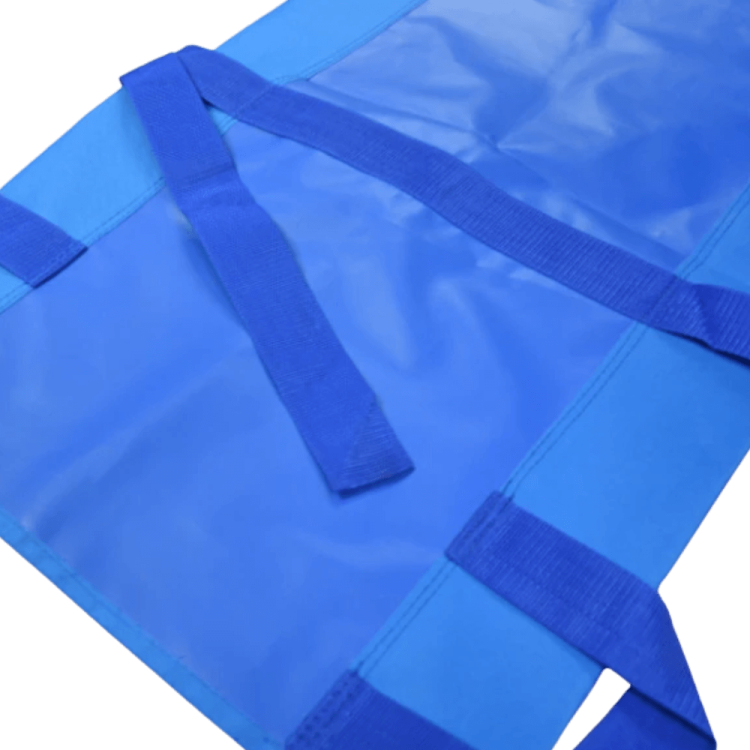 nosze płachtowe niebieskie z pasami