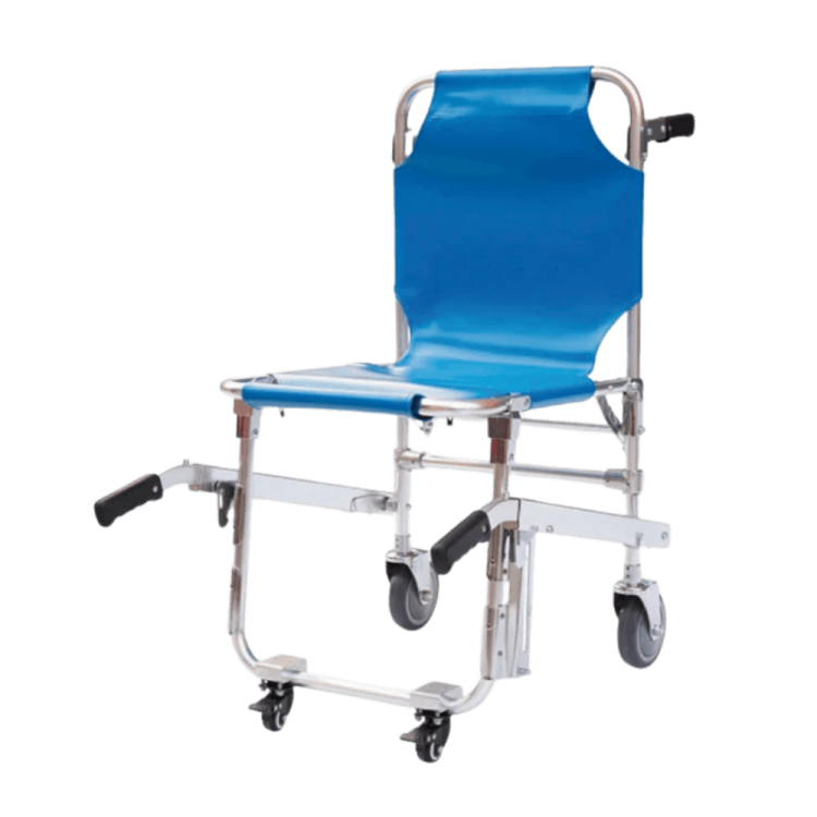 Krzesło transportowe niebieskie