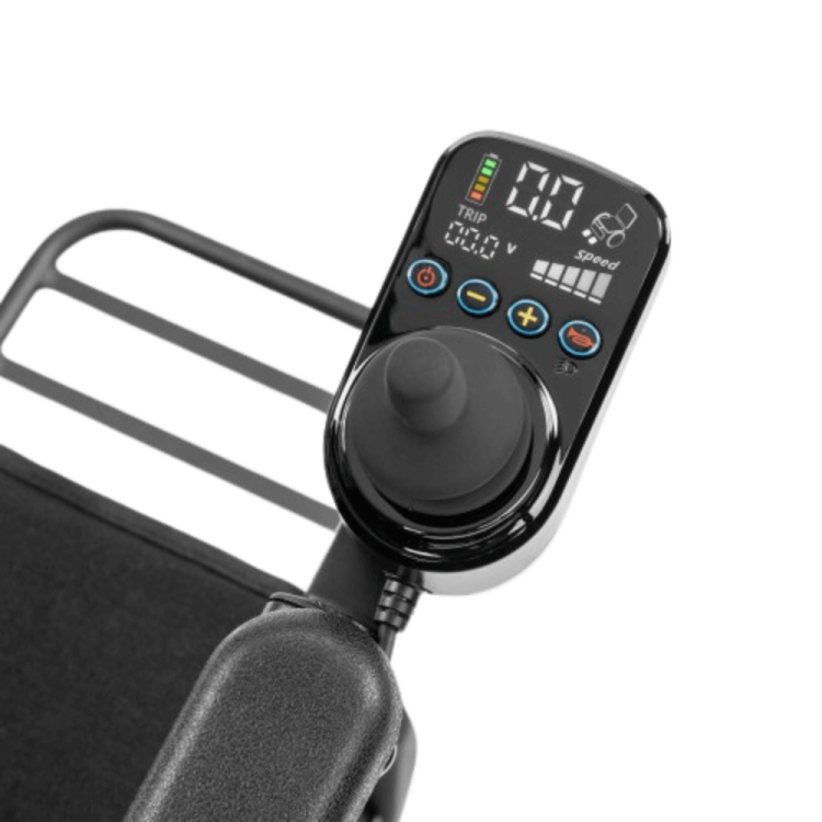 Wózek inwalidzki elektryczny czarny SMART-TIM - TIMAGO