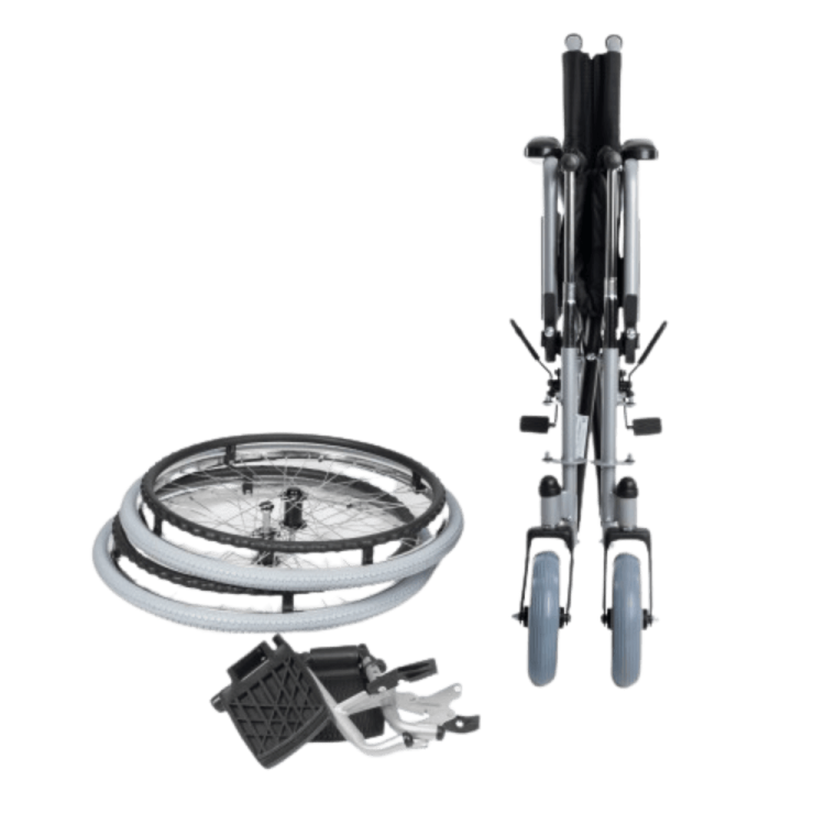 Stalowy wózek inwalidzki CLASSIC-TIM - TIMAGO