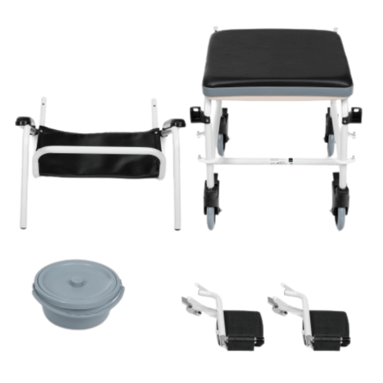 Toaletowy wózek transportowy stalowy TRANSPORT-TIM - TIMAGO