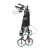Podpórka czterokołowa aluminiowa CARBON - TIMAGO