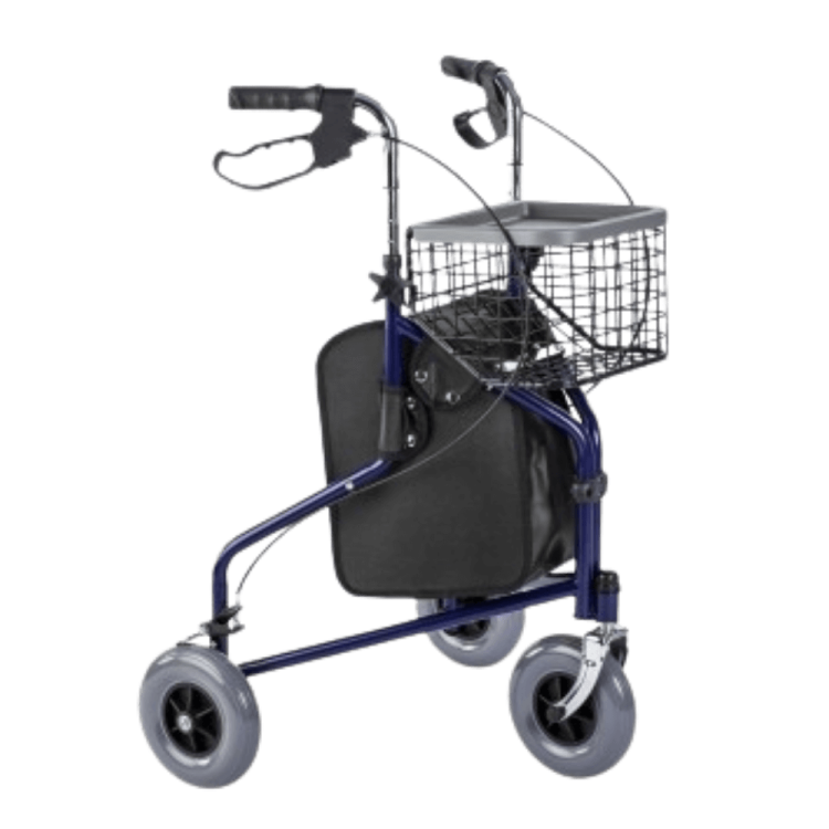 Podpórka trójkołowa stalowa (z koszykiem i torbą) MONA - TIMAGO