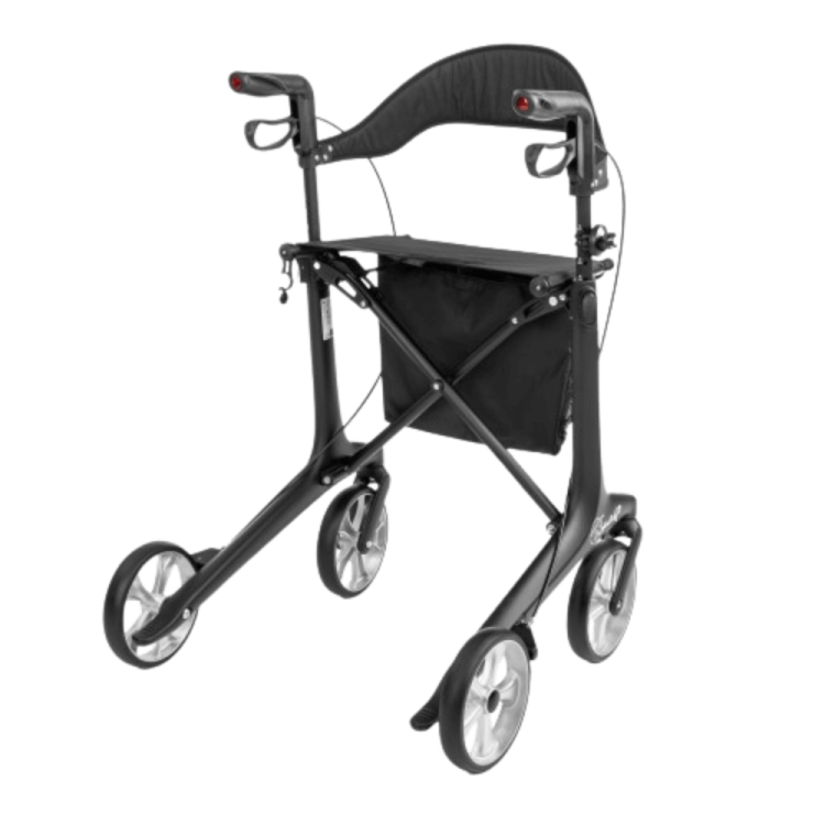 Podpórka czterokołowa z włókna węglowego FUTURO czarny mat - TIMAGO