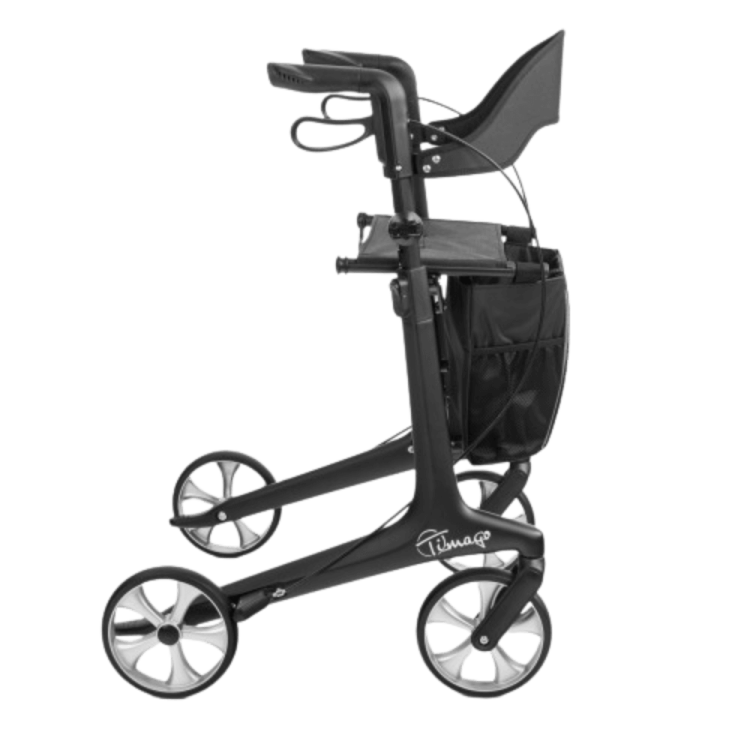 Podpórka czterokołowa z włókna węglowego FUTURO czarny mat - TIMAGO