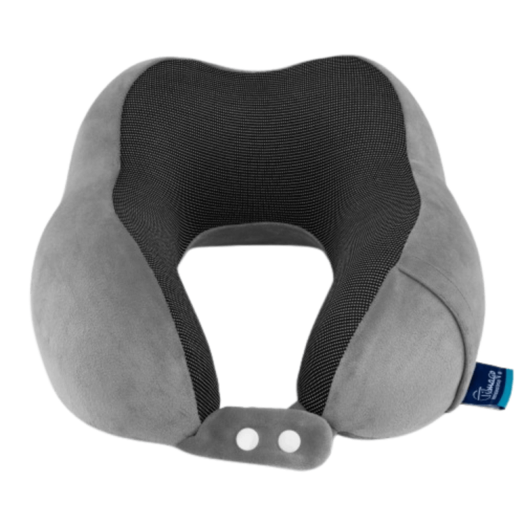 Poduszka ortopedyczna szara lub niebieska TRAVEL TIM - TIMAGO