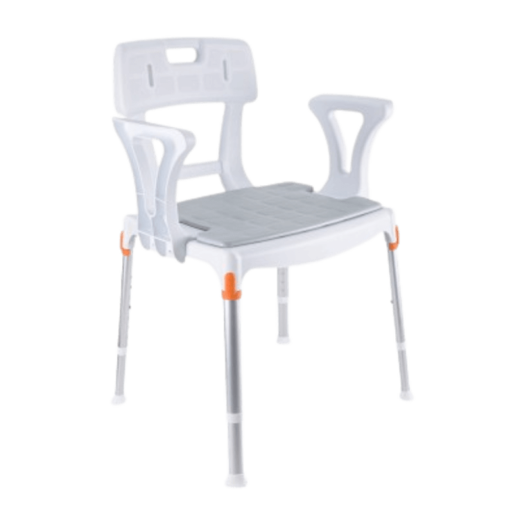 Krzesło prysznicowo-toaletowe z wiaderkiem KING-CMDBA-20 - LM Global Timago