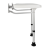 Taboret prysznicowy przyścienny, składany JMC-C 5105 - TIMAGO