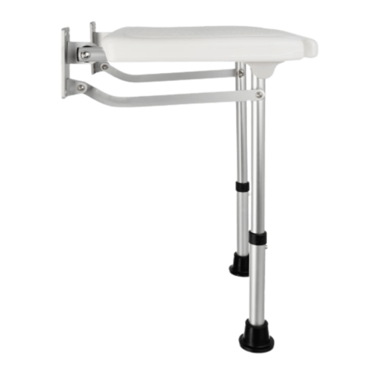 Taboret prysznicowy przyścienny, składany JMC-C 5105 - TIMAGO