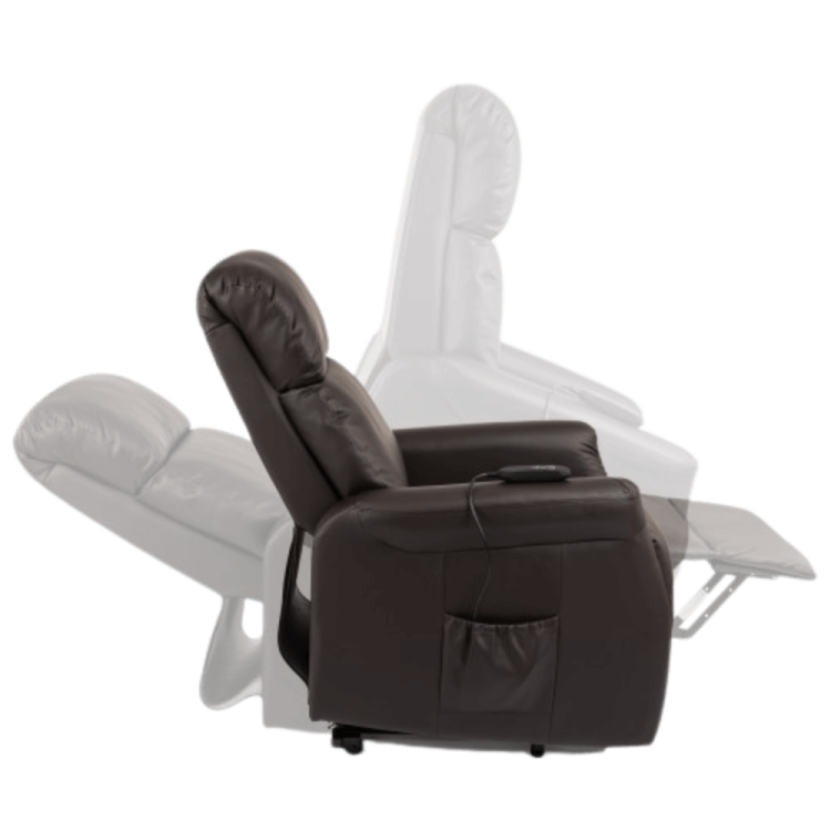 Pionizujący fotel geriatryczny mocca RELAX - TIMAGO