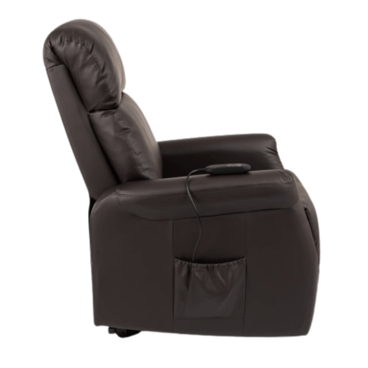 Pionizujący fotel geriatryczny mocca RELAX - TIMAGO