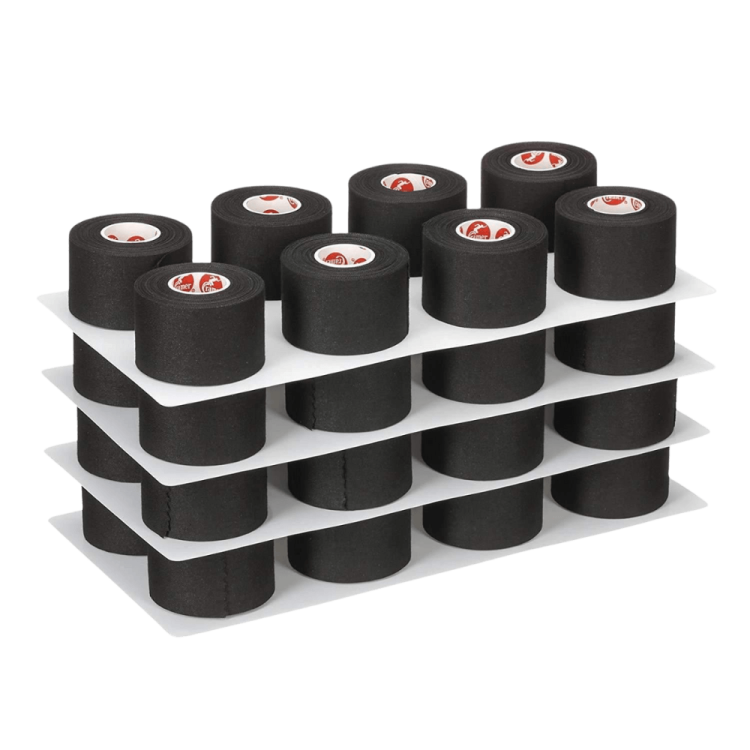 Cramer Color Tape - opakowanie 32 szt - rolka 9,14 m x 3,8 cm - taśma sportowa czarna