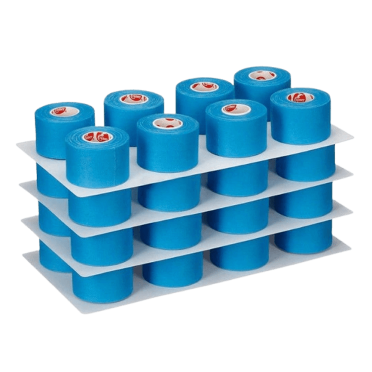 Cramer Color Tape - opakowanie 32 szt - rolki 9,14 m x 3,8 cm - taśmy sportowe niebieskie