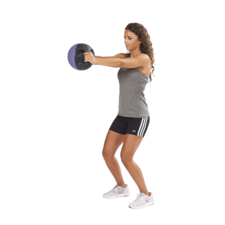 Piłka lekarska z uchwytami Trendy