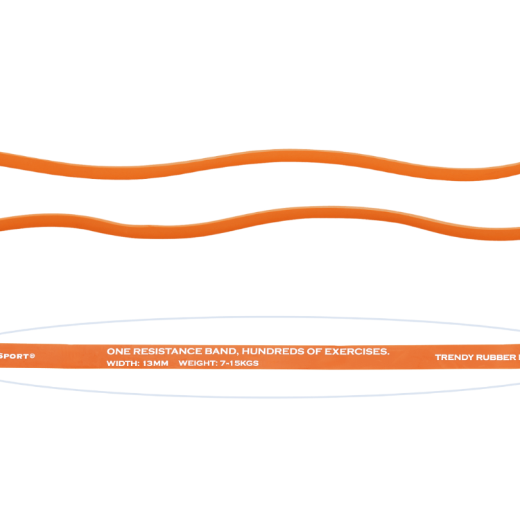 Power Band 7 kg - 15 kg, kolor pomarańczowy, opór bardzo słaby - (x-light)