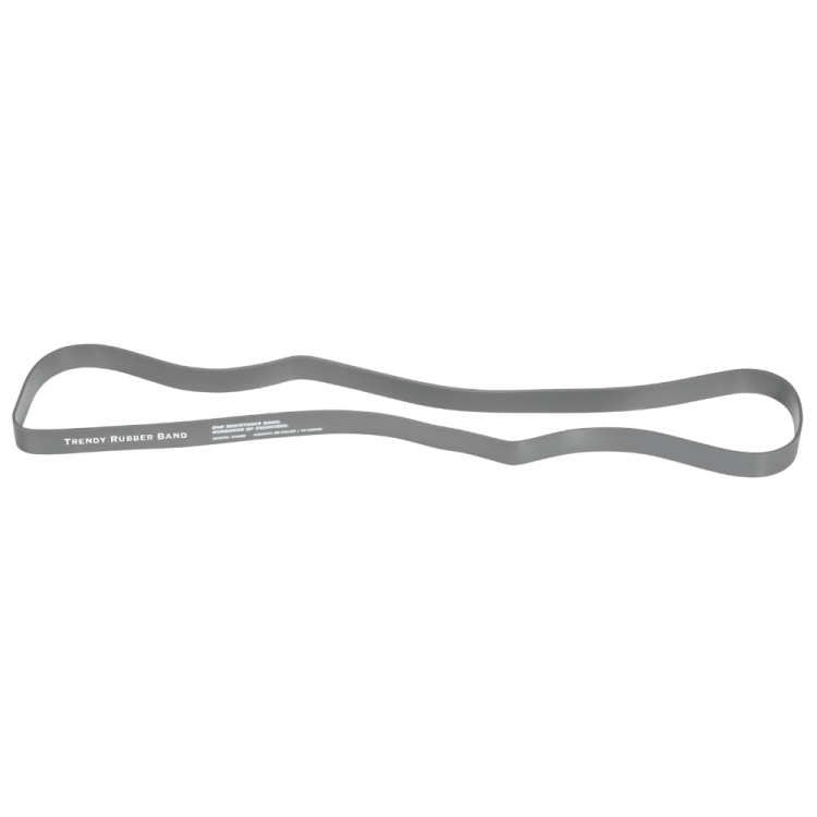 Power Band 22 kg - 56 kg, kolor srebrny, opór maksymalnie mocny - (xx-heavy) - TRENDY