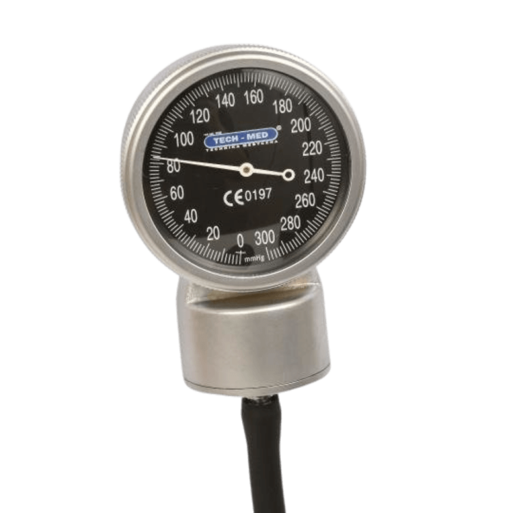Ciśnieniomierz zegarowy TM-Z (biały lub czarny cyferblat) TECH-MED
