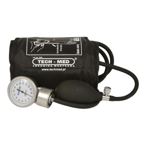 Ciśnieniomierz zegarowy TM-Z (biały lub czarny cyferblat) TECH-MED