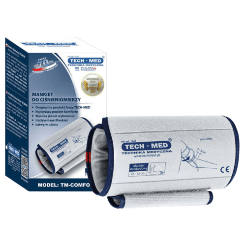 Mankiet do ciśnieniomierzy TECH-MED - usztywniany TM-COMFORT 22-32 cm