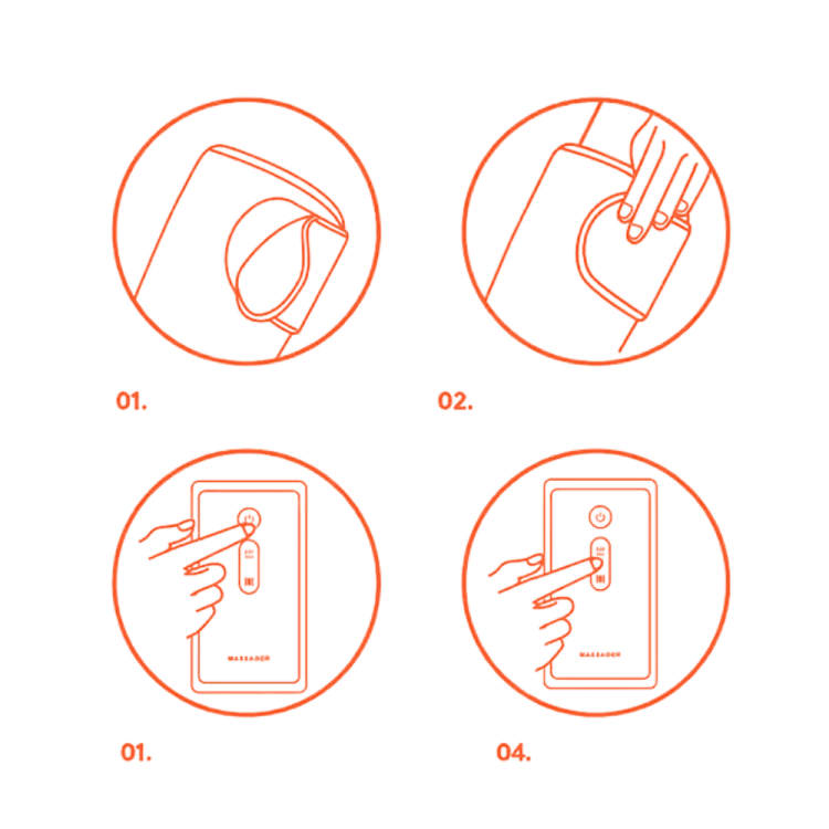 Bezprzewodowy masażer do łydek TM-CALF - TECH-MED