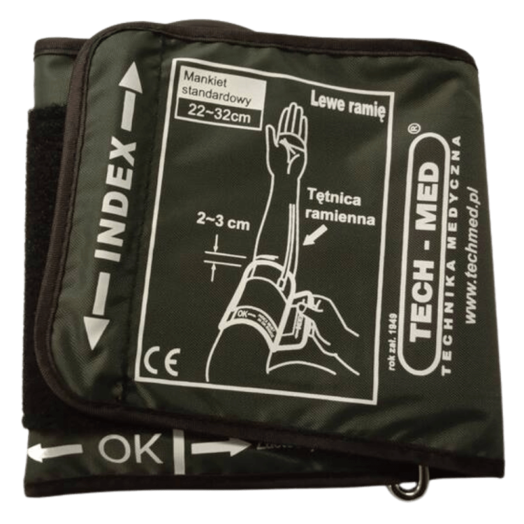 Mankiet do ciśnieniomierzy TECH-MED - standardowy 22-32 cm