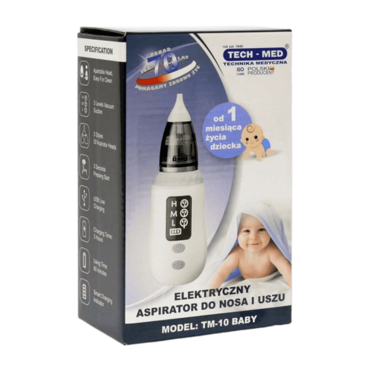 Elektryczny aspirator do nosa i uszu TM-10 BABY - TECH-MED