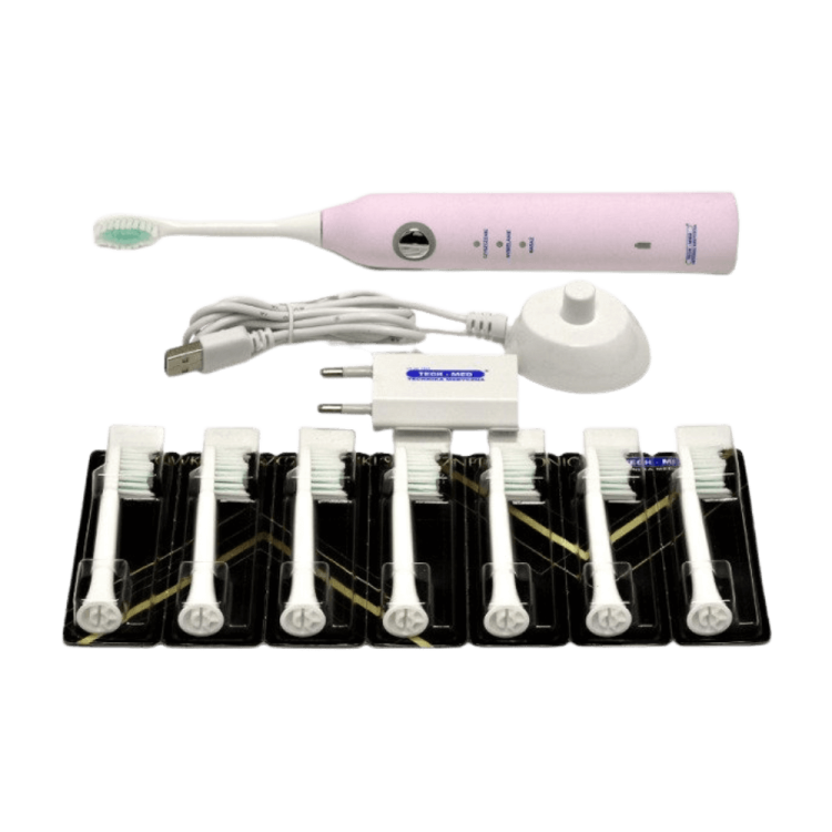 Szczoteczka soniczna TM-SONIC TECH-MED - Różowa