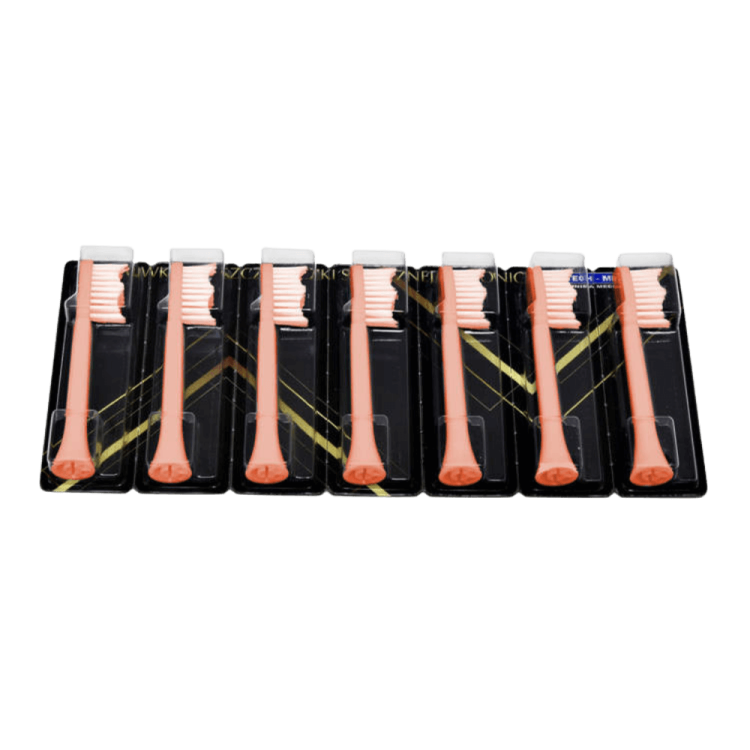 Końcówki do szczoteczki TM-SONIC (7 sztuk) - Różne kolory