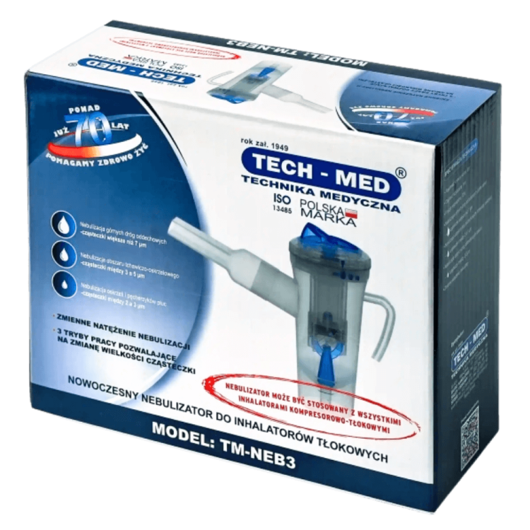 Nebulizator TM-NEB3 do inhalatorów tłokowych - zestaw TECH-MED