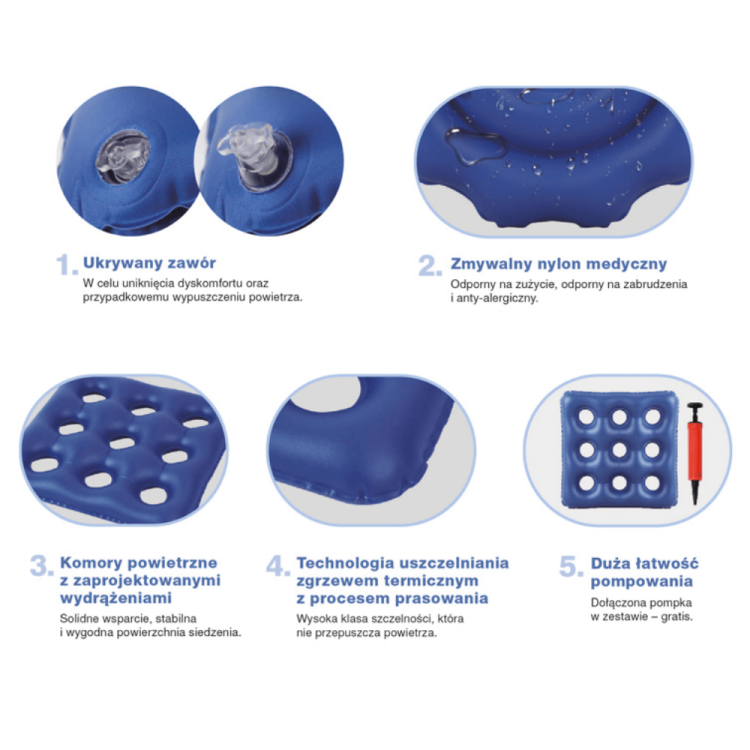 _Poduszka przeciwodleżynowa kwadratowa AR-091 PREVENT - ARmedical