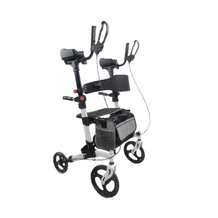Podpórka rehabilitacyjna 4-kołowa aluminiowa z podparciem łokci SUPPORT PLUS