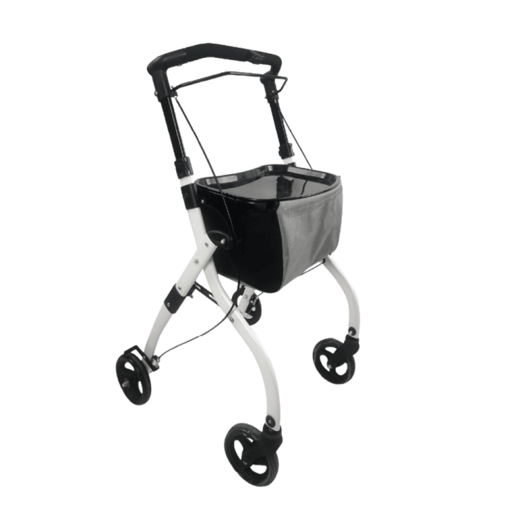 Podpórka rehabilitacyjna 4-kołowa aluminiowa COMPACT