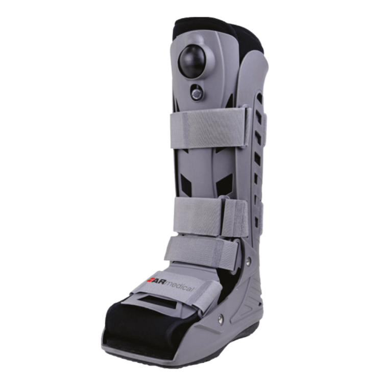 Orteza stopowo-goleniowa wysoka Walker Pro szaro-czarna AR-602 - ARmedical