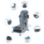 Orteza stopowo-goleniowa dwukomorowa niska Walker Dual Comfort szara AR-607 - ARmedical