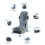 Orteza stopowo-goleniowa dwukomorowa wysoka Walker Dual Comfort szara AR-608 - ARmedical