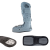 Orteza stopowo-goleniowa dwukomorowa wysoka Walker Dual Comfort szara AR-608 - ARmedical