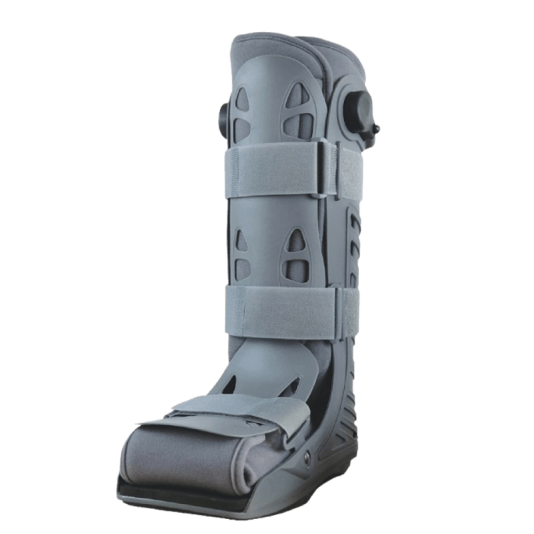 Orteza stopowo-goleniowa dwukomorowa wysoka Walker Dual Comfort szara AR-608 - ARmedical