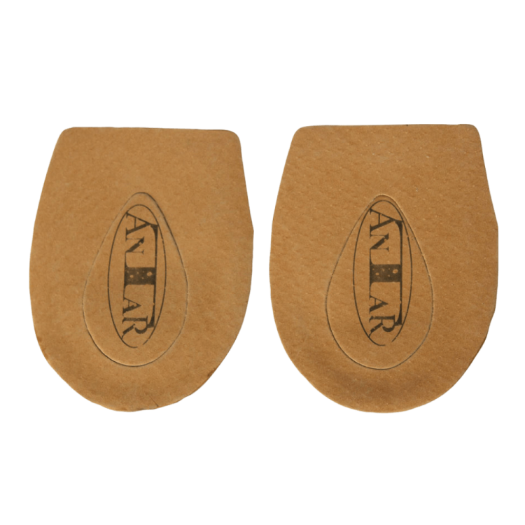 Podpiętki ortopedyczne skórzane „na ostrogi” męskie na podzespole lateksowym AT53509 - Antar