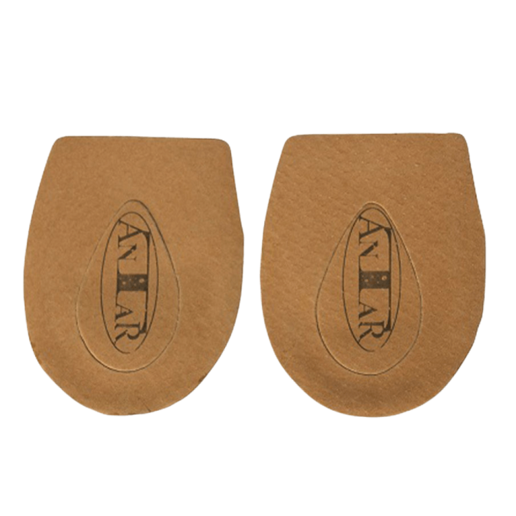 Podpiętki ortopedyczne skórzane „na ostrogi” damskie na podzespole lateksowym AT53511 - Antar